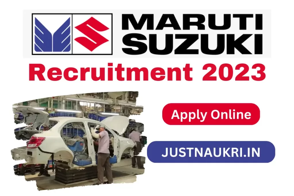 Maruti Suzuki Recruitment 2023